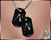 |A|A&A Dog Tag Necklace