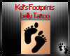 K! Kel's Footprints Tatt