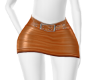 Skirt orange Leather1605