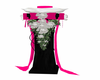pink wedding column