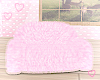 ! fuzzy pink sofa