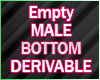Empty Male Bottom