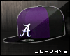 Fitted V7 purple/black