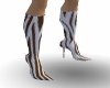 zebra  heel boots 2