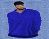 casual sky blue sweater