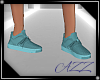 *A* Teal Running Shoes
