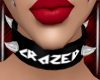 Crazed spiked collar