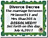Divorce Sticker#2
