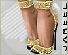 J l Raaya gold heels