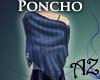 *AZ* Blue Poncho