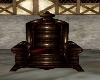 Polished Wood Throne