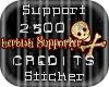 Support Sticker 2500 cr.