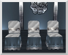 [JD]Silver Blue Chairs