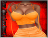 Orange Cargos Corset