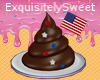 Patriotic Poop Cake