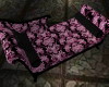 Blk/Pink Chaise Sofa