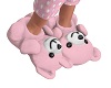 Pink Teddy Bear Slippers
