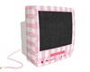 Pink Portable TV