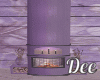 Lavendar Fireplace