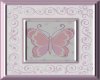pink butterfly sticker