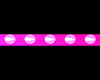 Hot pink neon streamer