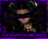 purple cross blindfold