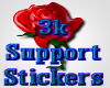 {CF}3K SUPPORT STICKER