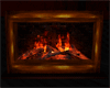 fireplace copper/gold