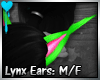 D~Lynx Ears:Green (M/F)
