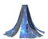 Blue Starburst Curtain