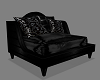 !!  Black Satin Chair 4p