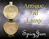 Antq Oil Lamp Cream