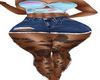 Blue Jean Short Set RLL