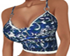 Blue Halter Top