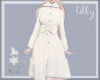 tweed coat white