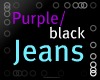 PurpleCheckered Jeans