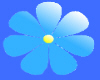Groovy blue Flower
