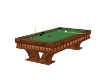 Wood billiard table