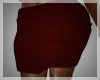 KNIT SKIRT DARK RED