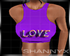 $ Basic Top Love Purple