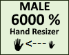 Hand Scaler 6000% Male