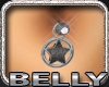 Emo Star Belly Ring