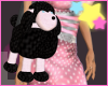 [L] Black Poodle Purse