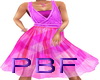 PBF*Sassy Long Pink Dres