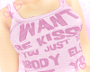! i want to be kissed