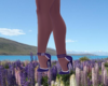 violet heels