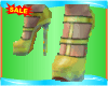 Gold base heels
