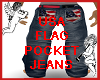 Flag Pocket Jeans USA