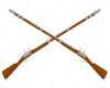 Double Musket on wall