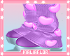 F. Cute heart boot